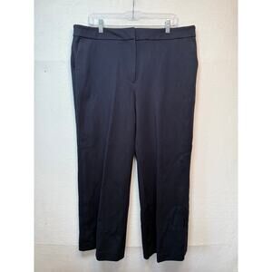 Boden Westbourne Ponte Wide Leg Trouser Pants, Navy Blue, Size US 16R